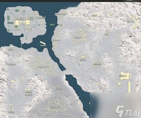 绝地求生海岛地图